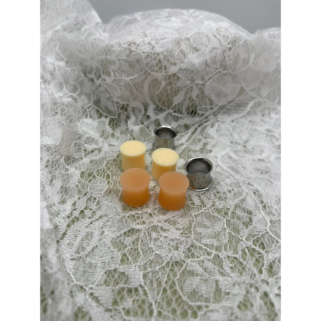 34 Ear Gauge Plugs And Tunnels  3Pair Set